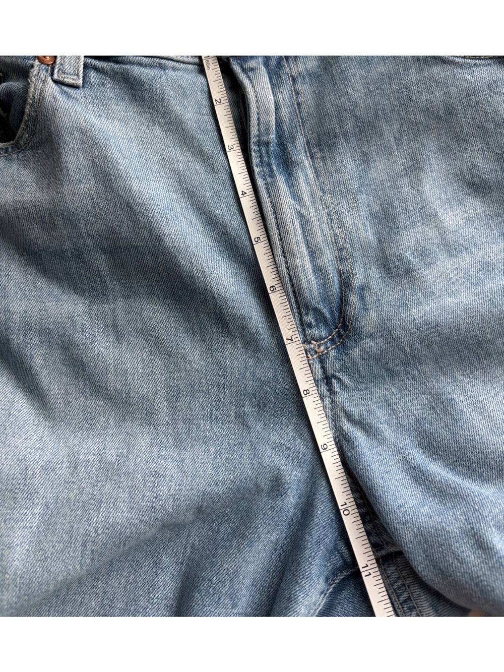 PAIGE Anessa sz 30 High Rise Ankle Wide Leg Jeans cropped Distressed - Picture 13 of 14
